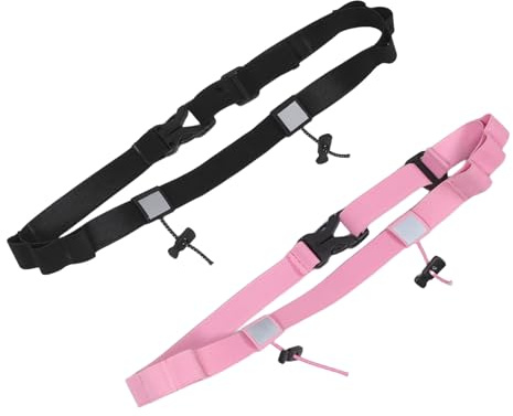 Mikinona 2 Piezas De Cinturón De Ciclismo para Cinturón para Trail Running De Ciclismo Soporte para Dorsales para Maratón para Dorsales para