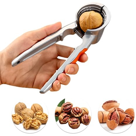 ElevaPulse Nussknacker Walnüsse - 2 Stück Premium Nussknacker Mit Funnelform Aus Hochwertigem Dauerhaftem Material - Ideal Für Haselnüsse Mandeln, nussknacker haselnüsse