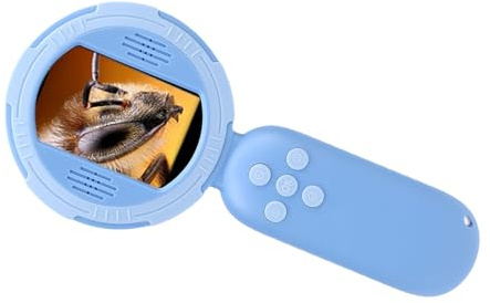 Jiawu Taschen-Digitalmikroskop für, 2 MP, 100-fache Vergrößerung, Tragbares Mikroskop, Lernspielzeug