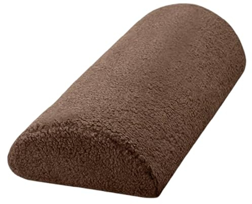 Cuscino poggiapiedi reclinabile, cuscino a mezzaluna con fascia elastica, per divano multifunzionale per collo/vita/gamba 23x10x4