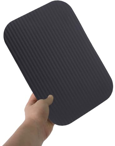 Lurrose Strapazierfähiges Kniekissen Gartenarbeit Knieschoner Nbr 29x19x1,5cm Schwarz Kniesitz Matte für Yoga Terrasse Rasenpflege