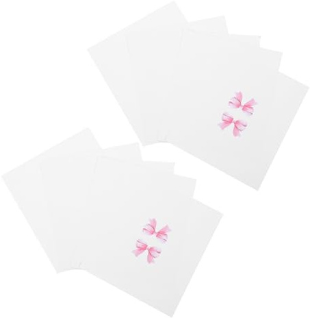 Toyvian 50pezzi Segnaposti per Matrimonio Fiocco Rosa Biglietti da Visita per Segnaposto Cartellini per Posti Sedere Biglietti per Eventi Speciali