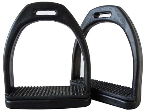 LLHCF Sturdys - Staffe per cavalli con impugnatura in gomma antiscivolo, per selle professionali e casual, a bassa manutenzione