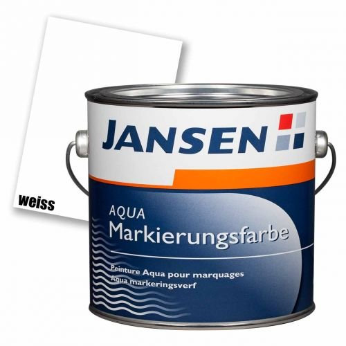 Jansen Aqua Markierungsfarbe weiß 2,5l