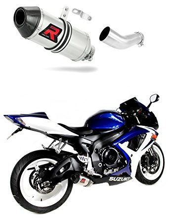 DOMINATOR Terminale di Scarico Marmitta Silenziatore HP3 compatibile con GSXR 750 K6 K7 2006-2007