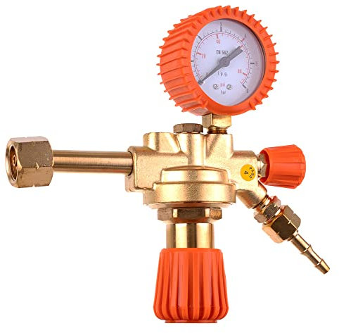 TC TECHNIC Propan Butan LPG Druckregler AI2078, Eingang: 0-15 Bar, Ausgang: Max. 4 Bar, für 11kg-Flaschen