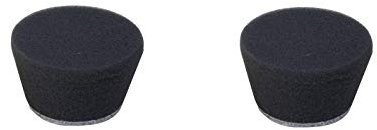 Proxxon Profi Polierschwämme (2 Stück, Farbe schwarz, zum Aufbringen der Polieremulsion auf Lack + Metall, Härtegrad weich, konische Form) 29078