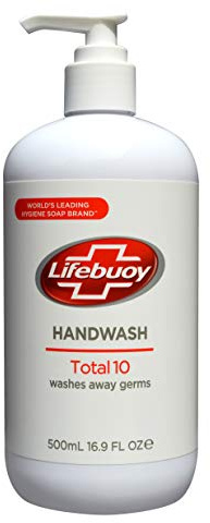 Lifebuoy Total 10 Hand Wash, 16.9 FL OZ (500 ml)
