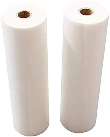 Hanchen Folienrolle für A2 A3 A4 Laminator, Folien für Heißlaminieren, 200m pro Rolle, 2 Rollen pro Paket | Glatte Folien, A4