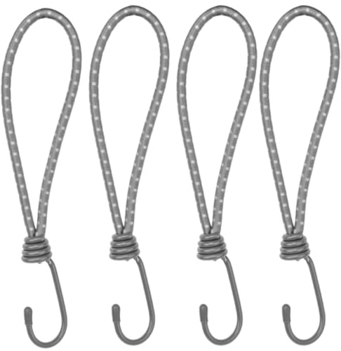 Gardenix - 25 gommini di tensionamento, elastici con ganci per teloni, reti, striscioni, tende