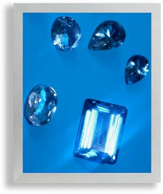 Bilderrahmen Topas A | 70x100 cm | Alu Schliff look | Antireflex Kunstglas | Poster Puzzle