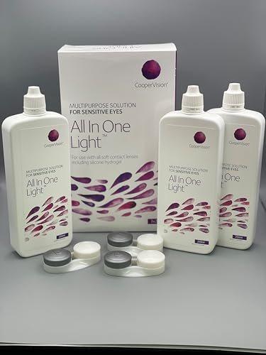 CooperVision All In One Light Contact Lens Solution 3 x 250ml Multipack 3month - Expires 1st May 2025