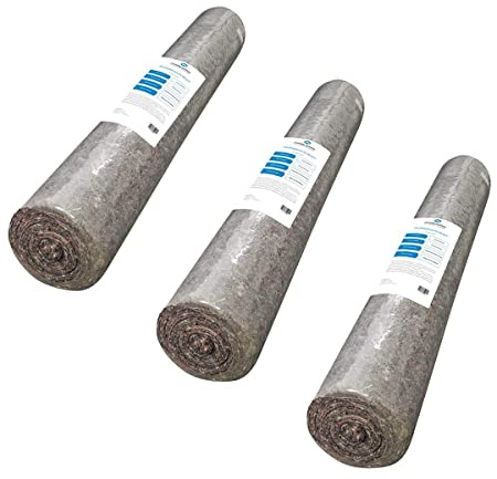 Handelskönig Malerabdeckvlies 180 g/m², Malervlies rutschfest, Bodenschutz | saugstark & reißfest, Boden-, Treppen- & Möbelschutz, 3 x 25 m Rolle