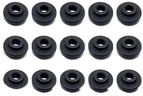 45X Motorventildeckel-Schraubendichtungen, passend for 11121726537, kompatibel mit BMW E46 E39 E36 E60 525I 325I 330I X3 X5 M54B30