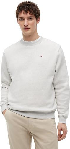 Tommy Jeans Men’s Round Neck Regular Fit Flag Fleece Sweatshirt