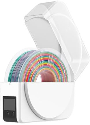 3D-Druckfilament-Trockenbox, Aufbewahrungsbox für 3D-Filamenttrockner, mit 2-Zoll-LCD-Monitor, Temperatur einstellbar, Zeitfunktion, Entfeuchtung mit doppeltem Lüfter, zum Entfernen von Feuchtigkeit