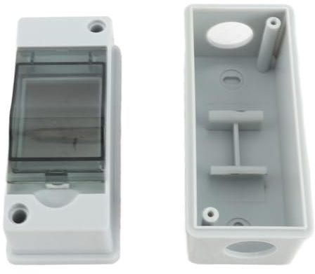 Generic Cuadro de Protección de Distribución, Caja de Unión Electrónica Corrosión Resistente a la Corrosión Tamaño Compacto IP66 Impermeable con Cubierta Transparente para Dispositivo de Comunicación