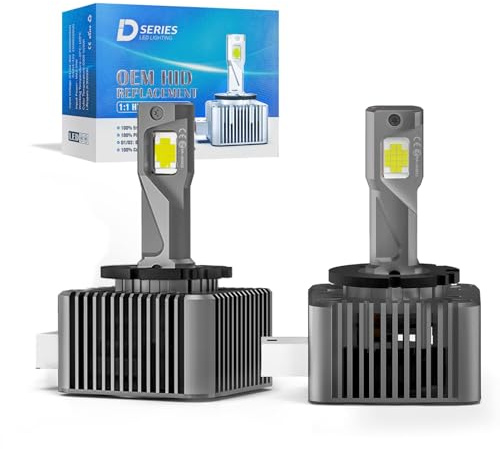 NUROTA D3S Xenon Brenner 12V 55W – D3S Scheinwerferlampe 6000K Weiß – Autolampe mit StVZO Zulassung - Ersatz Xenon Brenner, 2 Stück