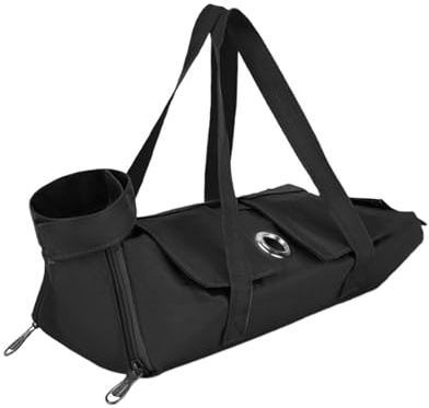 Zanthicia Katzenpflege Hängematte, Katzenbadetasche, geräumig, einfach zu handhaben, bietet Flexibilität beim Pflegen und auf Reisen, Schwarz, 40 x 18 x 15 cm