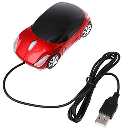 gszfsm001 1000DPI Mini Forme De Voiture USB Optique Filaire Souris Innovante 2 Phares