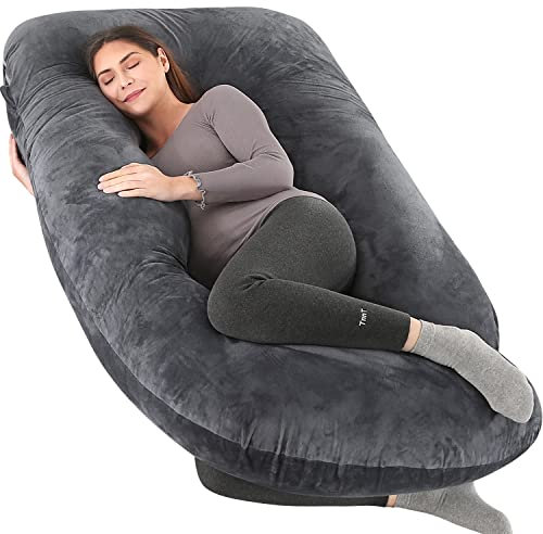 Elover U Shaped Pregnancy Pillow,Full Body Maternity Support
