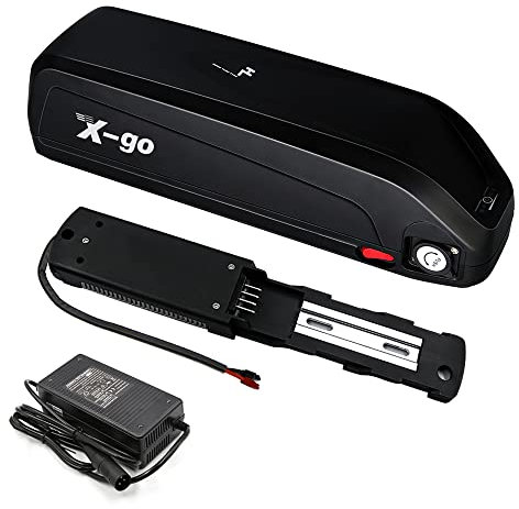 X-go Ebike Battery 36V 15AH, 4Pin Lithium-on Electric Bike Battery with USB for 750W 500W 250W Motor, Ebike Conversion Kit