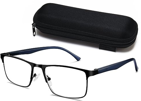 LITIMA Lesebrille Damen Blaulichtfilter Brille, Feder Scharnier Lesebrillen Sehhilfe Augenoptik Brille