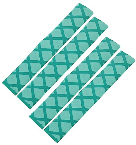 Drumstick Hülle mit Anti Rutsch Funktion, 2 Paar, Grün | Irradiation Cross Linked Polyethylene, Leicht zu Handhaben, Wiederverwendbar mit Wasser Waschbar