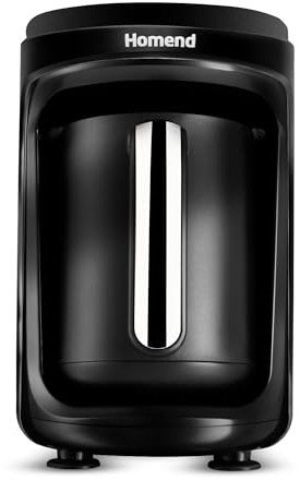 Homend Pottoman 1840 UK Automatic Smart & Clean Turkish, Greek and Arabic Coffee Maker with Voice Warning - 5 Cup Capacity
