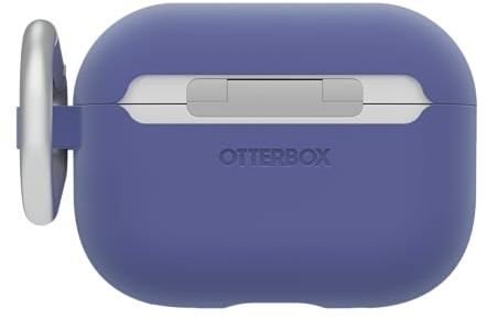 OtterBox Soft Touch Kopfhörer Hülle für AirPods Pro (1.gen / 2.gen) & AirPods Pro 2, stoßfeste, sturzsichere, ultraflache, Kratz- und Abriebfeste Schutzhülle für Apple AirPods, Dunkelviolett