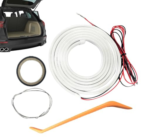 Dtaigou Striscia Luminosa per Bagagliaio,Luci Auto con Sensore Automatico per Bagagliaio - Striscia LED Impermeabile e Tagliabile per Illuminazione Carico Veicoli, Rimorchi e Autocarri