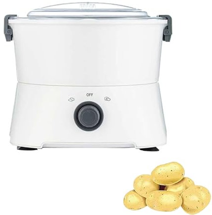 Epluche-patates Électrique, 85W Machine À Éplucher Les Pommes De Terre, 1 Minute D'épluchage Rapide Et Facile, Efficace Et Permettant De Gagner du Temps, pour Éplucher Les Pommes De Terre