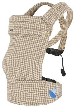 Babiini Mochila Portabebés Ergonómica Unisex, Babero Extraíble Hipoalergénico, Soporte Cómodo para Bebés de 3.2kg a 16kg - Lavable a Máquina, Transpirable, Múltiples Posiciones de Porteo