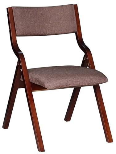 Esszimmerstühle aus Massivholz, gepolstert, stapelbare Holzstühle mit gepolsterten Sitzen, für Küche, Büro, Hochzeit, Party, Picknick, zusätzliche Gästesitzlösung