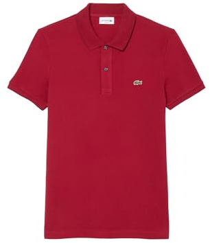 Lacoste Men's Slim Fit L.12.12 Piqué Polo Shirt, Bordeaux, 4X-Large