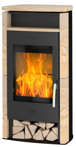 Fireplace Kaminofen Santiago 530mm 367mm 1050mm 111kg