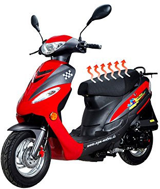 Sitzheizung Carbon Ersatzteil für/kompatibel mit AGM Roller