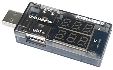 axGear USB Charger Doctor Voltage Current Meter Mobile Battery Tester Power Detector
