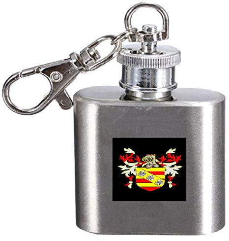 Lightfoot Flasque gravée avec blason de famille 28,3 g