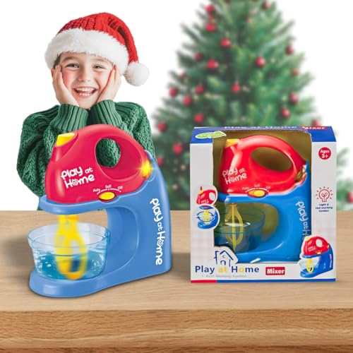 Kids Children Pretend Play Happy Home Blender Mixer Toy Set Battery Operated