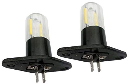 QLEE Led Filament Light 1.5w Z187 Microwave Oven Bulb Straight Terminals T170 20w Equivalent Incandescent Lamps for Lg Sharp Midea