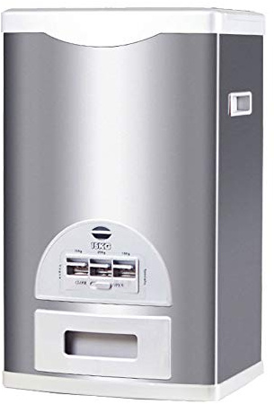 LXYYSG Cereal Container, Stainless Steel Rice Dispenser, Food Storage Container for Beans and Rice or Cereals, Moisture-Proof Rice Storage Bin for Keep Food Fresh, Automatic MeteringGrey-15KG