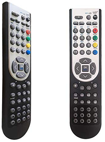 Nouvelle télécommande TV de Remplacement Télécommande OKI Tucson Alba CELCUS Luxor Bush TECHWOOD LCD LED Plasma Smart TV - Aucune Configuration REQUISE
