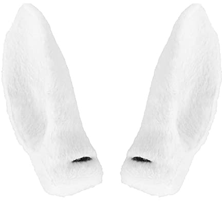 1 Paar künstliche Hirschohren figuren hochzeitstorte simulierter Tierohr-Haarreifen Schwanz Kleider kopfschmuck zubehör selber machen Hirschohr DIY Kopfschmuck Kleidung Haarnadel