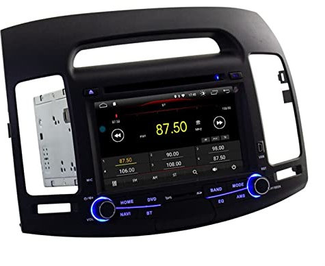SFUO 2 DIN Radio Radio GPS Navigation Stéréo Multimédia WiFi Dsp Carplément Android 11. 0 Lecteur DVD De Voiture Convient À Hyundai Elantra 2007-2011