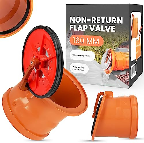 Pendelklappe Endklappe Rohrklappe 160mm Froschklappe Auslaufstück Rückstauklappe Rückflussverhinderer Abflussrohrende Leitungsendklappe Kanalisationsrohre Rohrklappe Endstück Rattenstop Abwasserrohre