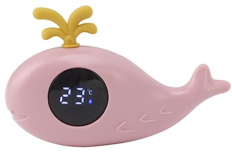 Digitales Baby-Wasserthermometer, Multifunktional, Leicht, für Waschräume, Rosa