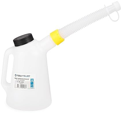 Broc verseur d'huile 1 L TOOLATELIER avec couvercle