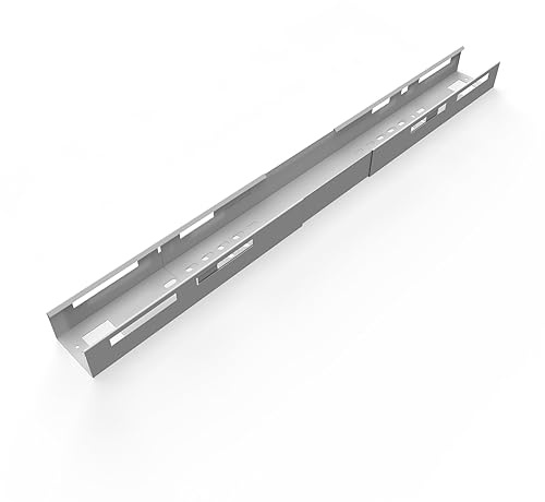 EISNHAUER® Guaina per cavi extra lunga, flessibile regolabile da 110 a 170 cm, metallo (argento)