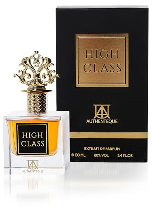 AUTHENTEQUE- High Class - Luxury Unisex Fragrance for Men and Women 3.4OZ(100 ml) - Extrait de Parfum - Long Lasting Unisex Perfume for Daily Wear - Vegan & Cruelty Free